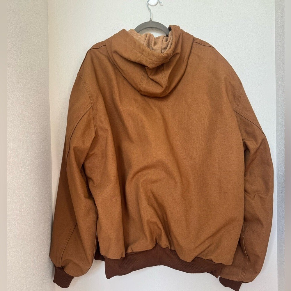 Carhartt Loose Fit Firm Duck Active Jacket in Carhartt Brown - Picture 3 of 8